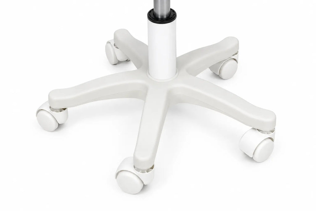 Kunert Beauty stool Bella with backrest, swivel – white - photo 10