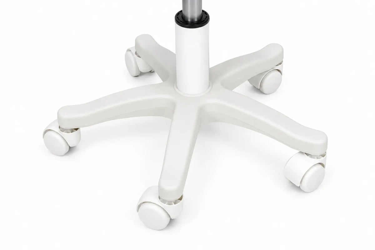 Kunert Beauty stool Bella with backrest, swivel – white - photo 10
