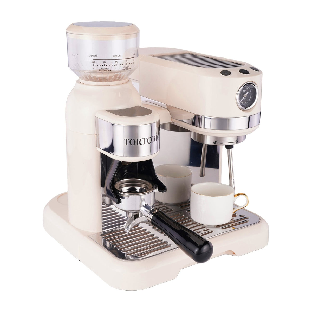 Tortorici Espresso Machine with Grinder – 19 Bar, 1465 W - photo 4