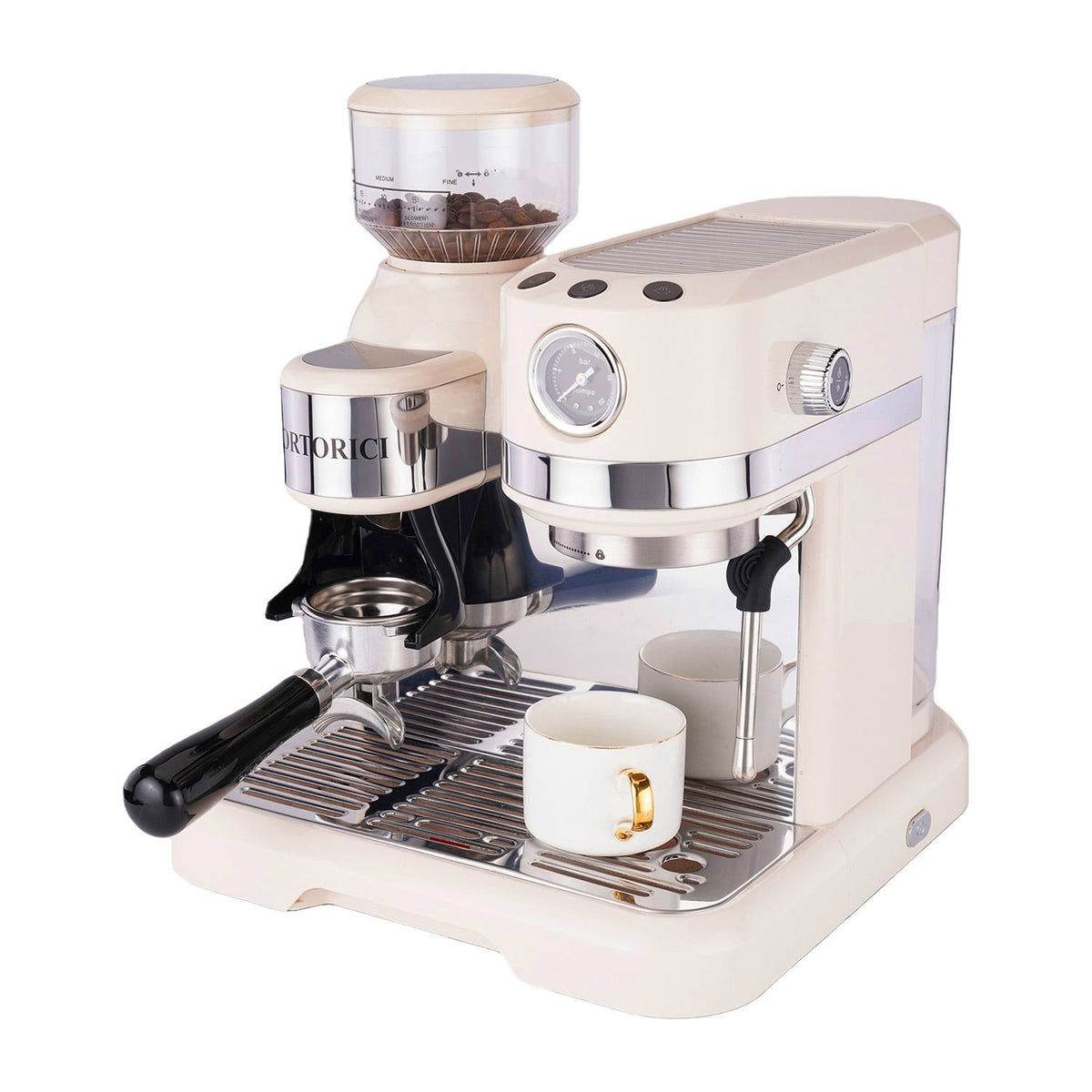 Tortorici Espresso Machine with Grinder – 19 Bar, 1465 W - photo 6