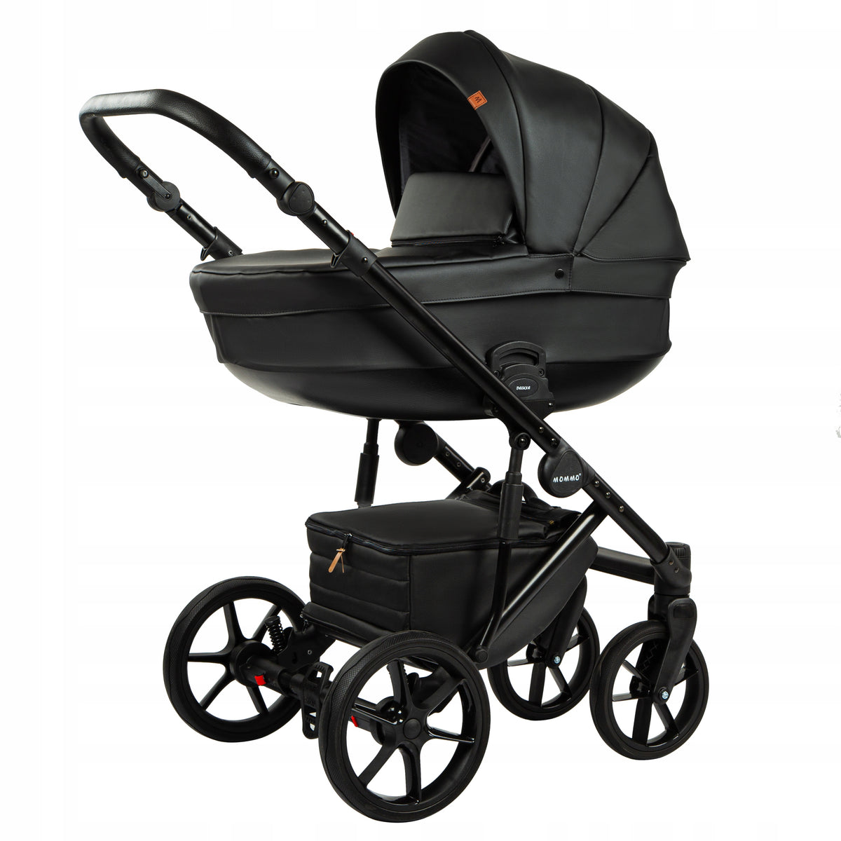 MOMMO Deluxe 3-in-1 Stroller – Black – image 6