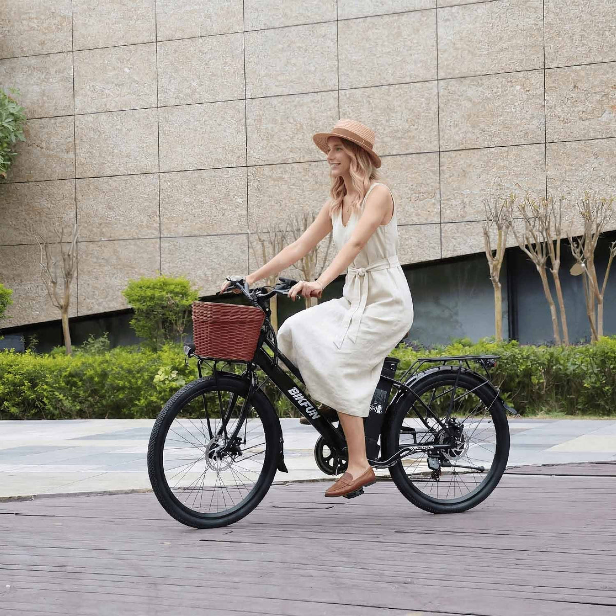 Bikfun AMAK00052 Women's Electric Bike 26" – Black - photo 11