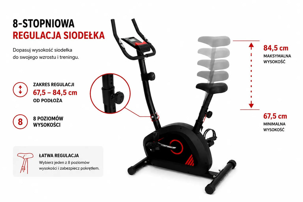 Kunert Foldable magnetic exercise bike BOOST – black - photo 7