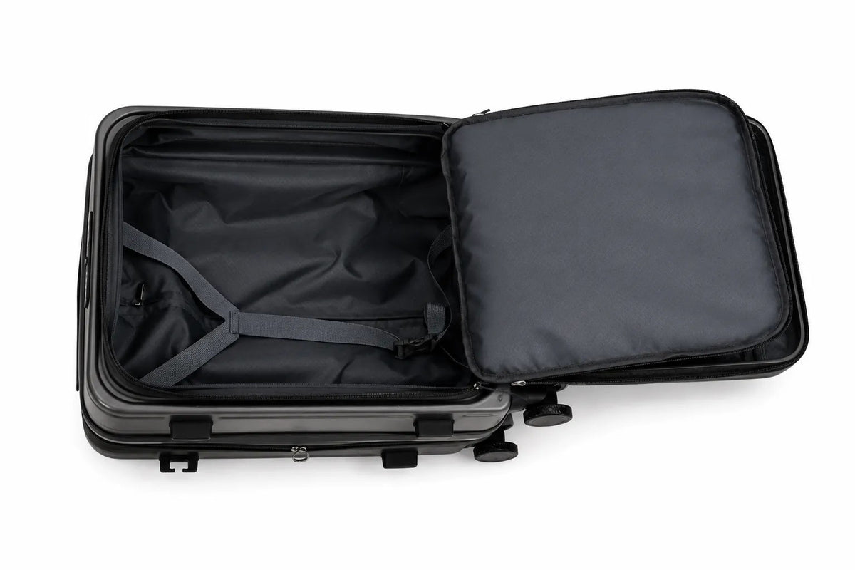 Kunert Hard-shell suitcase set Tabi, 3 pieces, 360° wheels, combination lock – black - photo 7