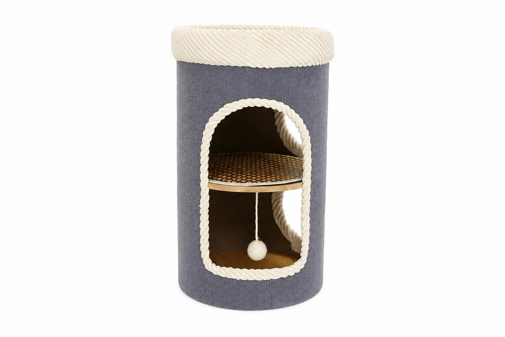 Kunert Cat scratching tower Coco 2-in-1 with bed – grey - photo 3
