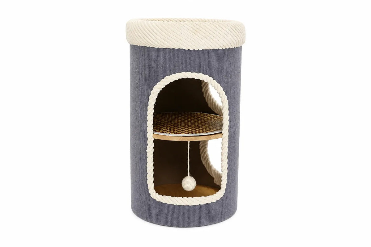 Kunert Cat scratching tower Coco 2-in-1 with bed – grey - photo 3