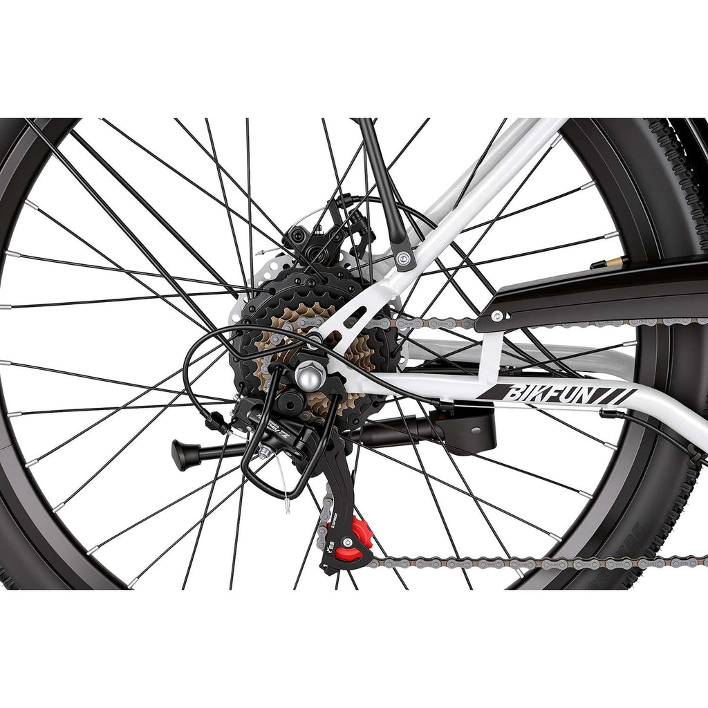 Bikfun AMAK00052 Women's Electric Bike 26" – White - photo 3