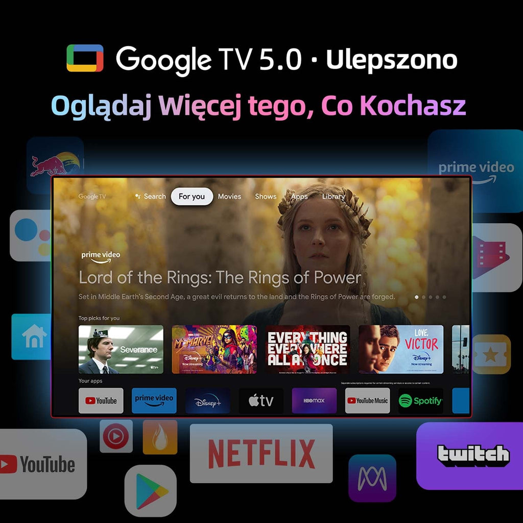 CHiQ U55QM9 55" 4K Frameless Google TV - photo 4