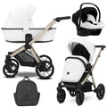 Kunert Brav 3-in-1 Stroller – White Eco – image 1