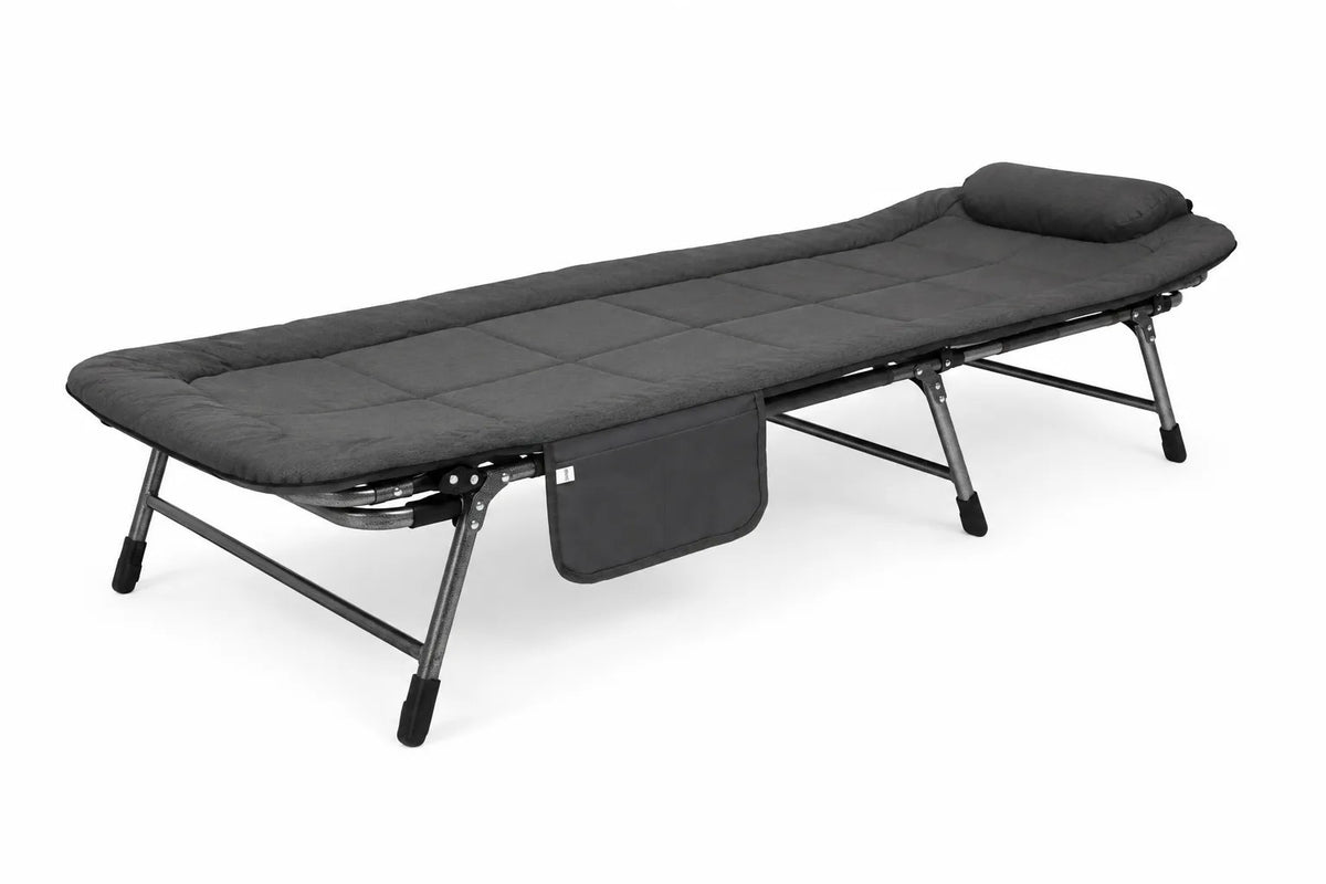Kunert Folding camp bed Delta with pillow – black - photo 9