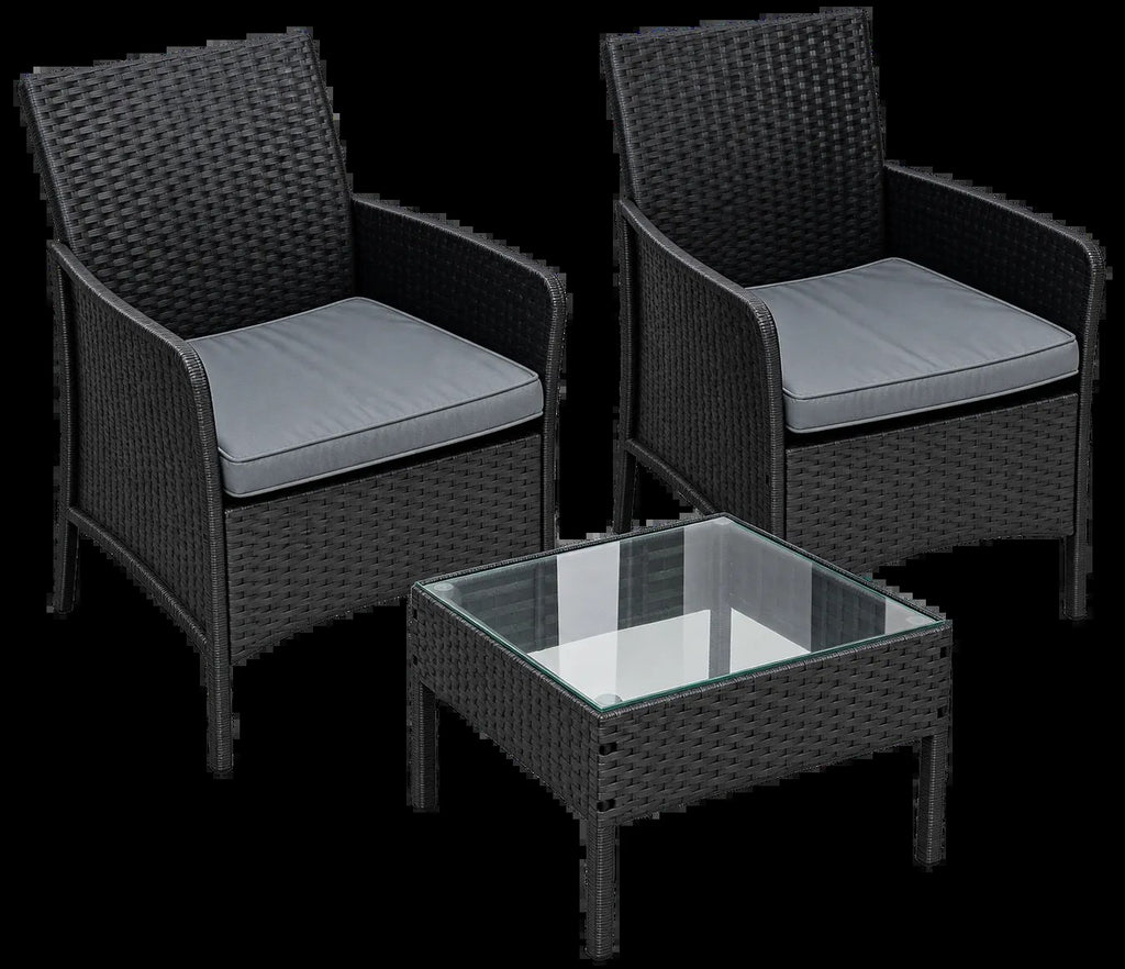 Kunert Garden seating set Bari: 2 armchairs + glass table - photo 4