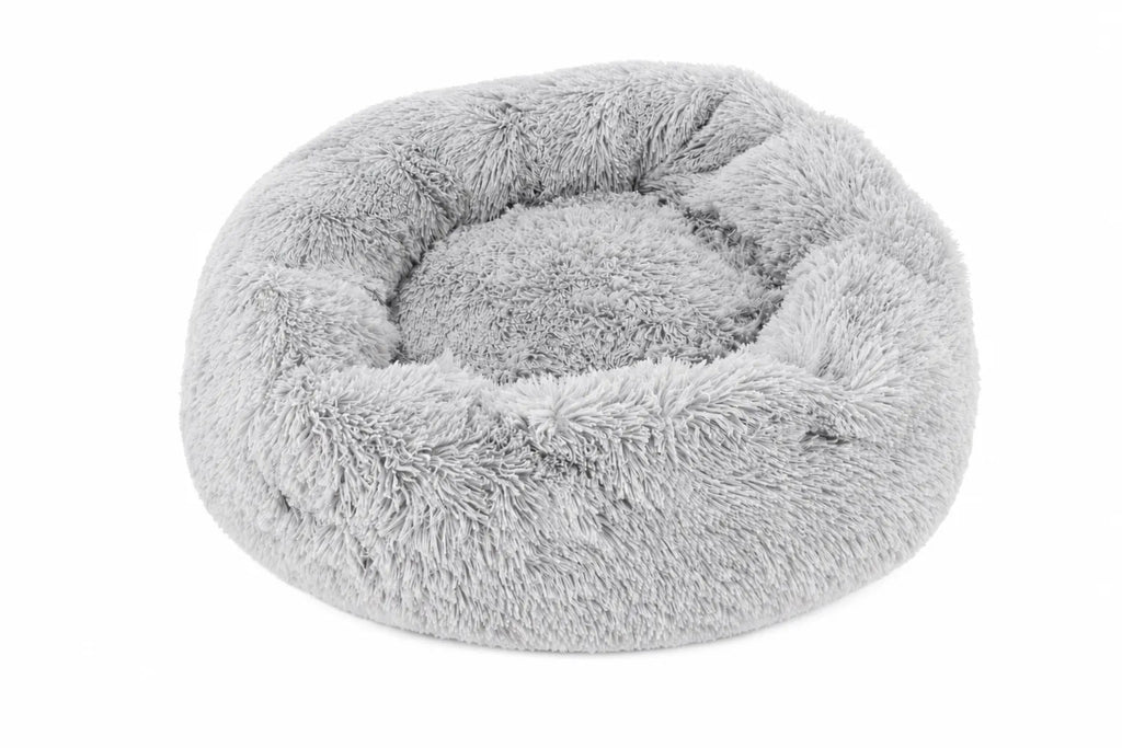 Kunert Round fluffy dog & cat bed MILO 60 cm – grey - photo 6