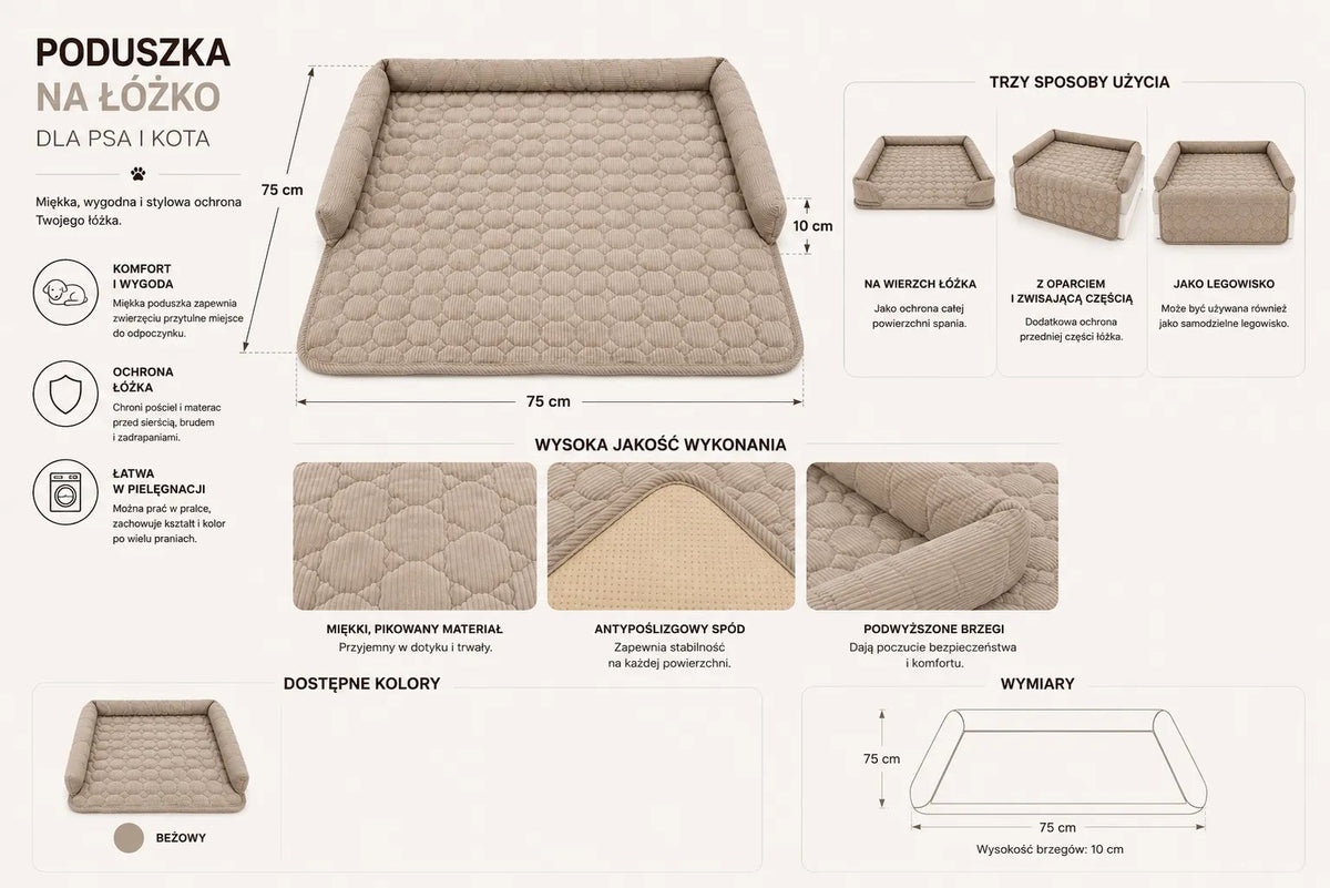 Kunert Pet protection mat NUKA for dogs and cats – brown - photo 7