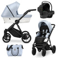 Kunert Ivento 3-in-1 Stroller – Eco Baby Blue Metalic – image 1