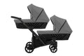 Kunert Ivento Duo 2-in-1 Twin Stroller – Deep Graphite – image 1