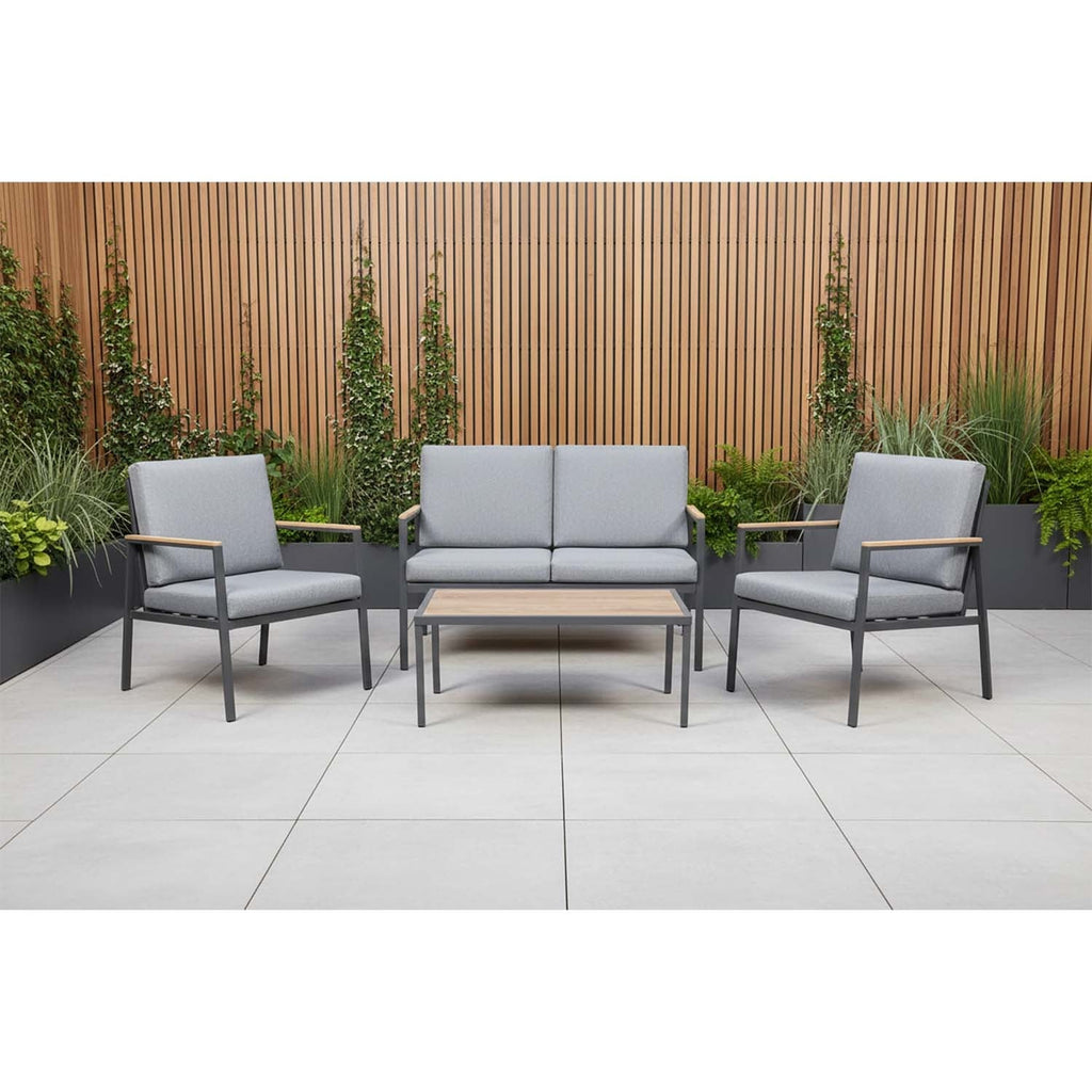 Meven Noto Garden Furniture Set – Sofa, 2 Chairs and Coffee Table