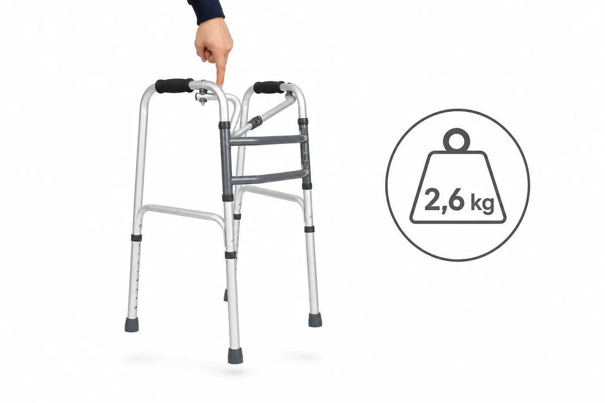 Kunert Walking frame Movere, aluminium, foldable, height-adjustable - photo 8