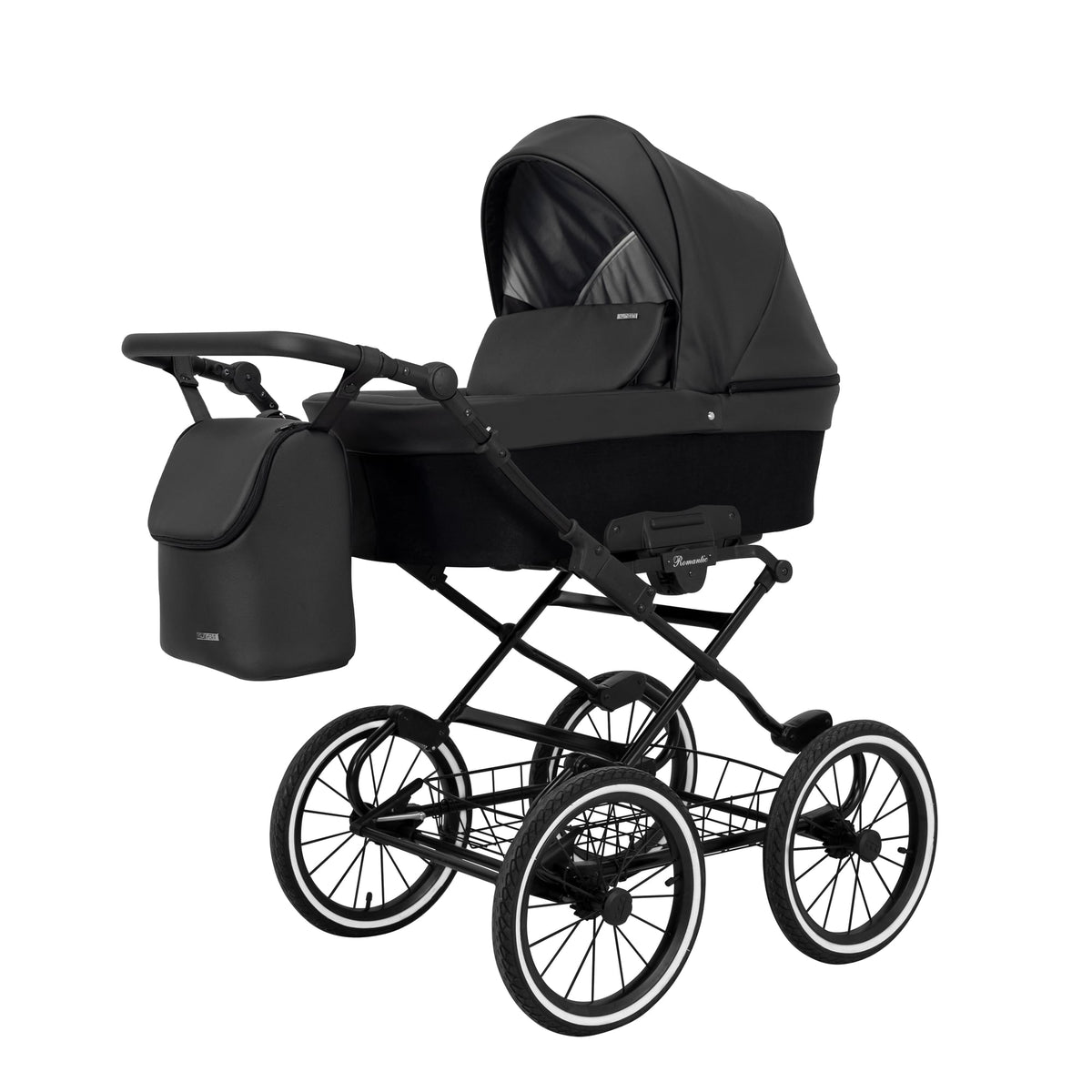 Kunert Romantic 2-in-1 Stroller – Black Eco – image 3