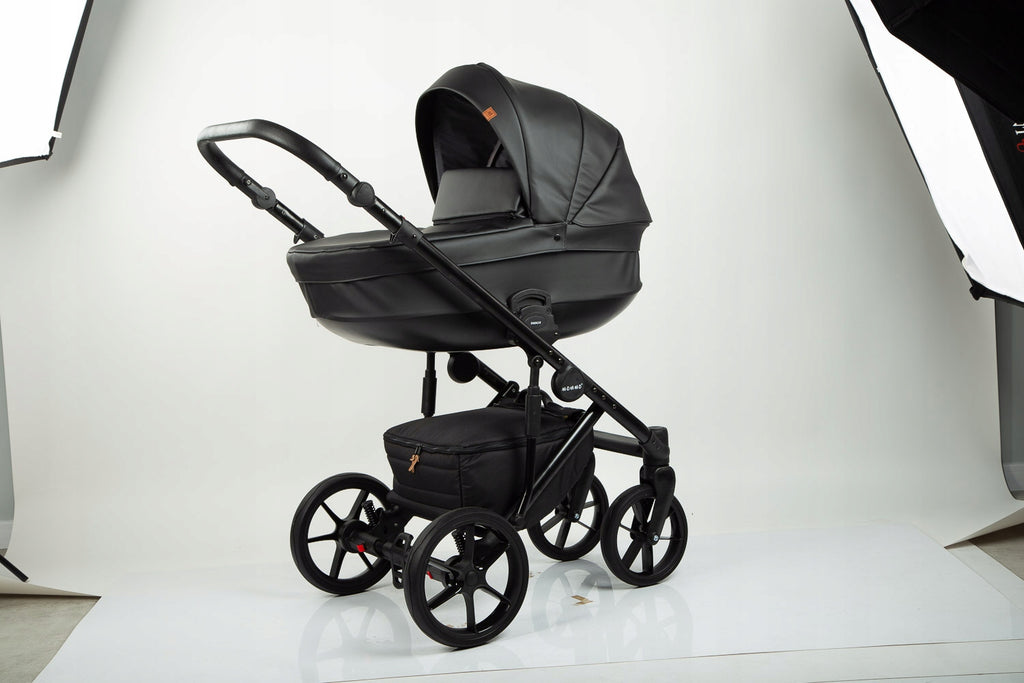 MOMMO Deluxe 3-in-1 Stroller – Black – image 2