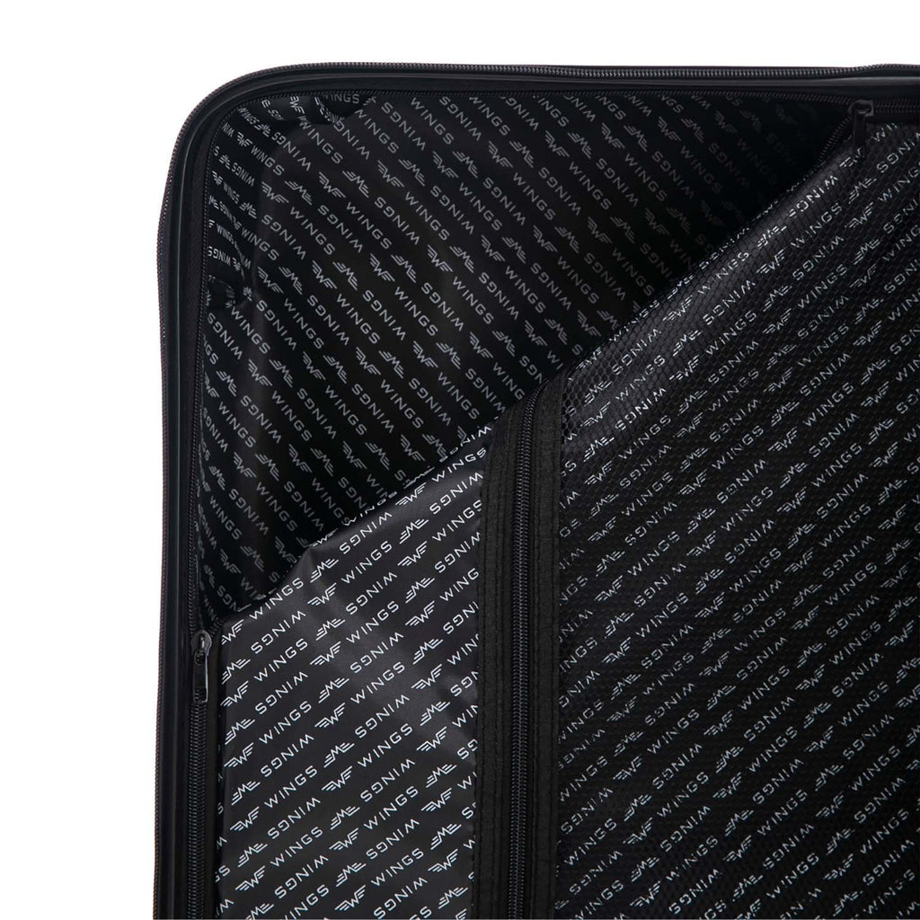 Wings Coot 3-Piece Hard Shell Suitcase Set – Black - photo 4