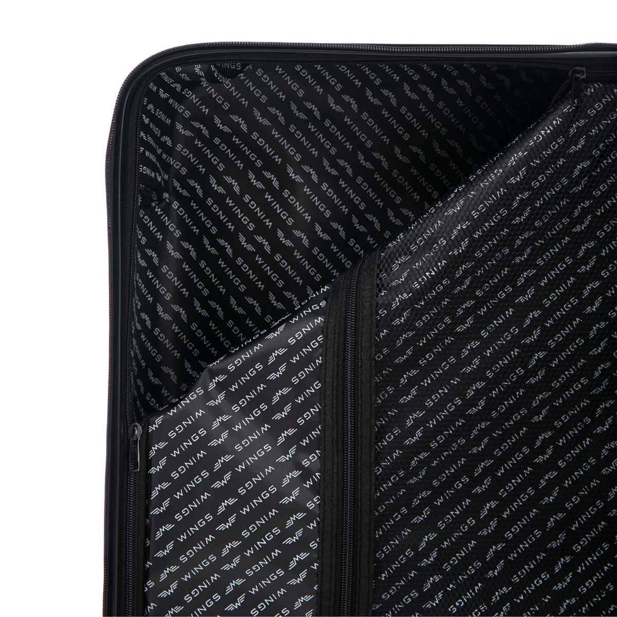 Wings Coot 3-Piece Hard Shell Suitcase Set – Black - photo 4
