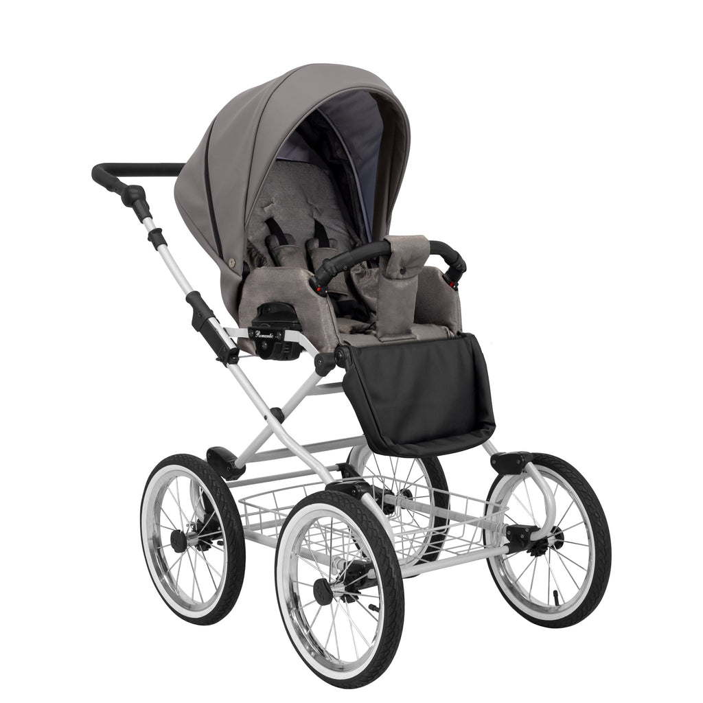 Kunert Romantic 2-in-1 Stroller – Graphite Eco – image 5
