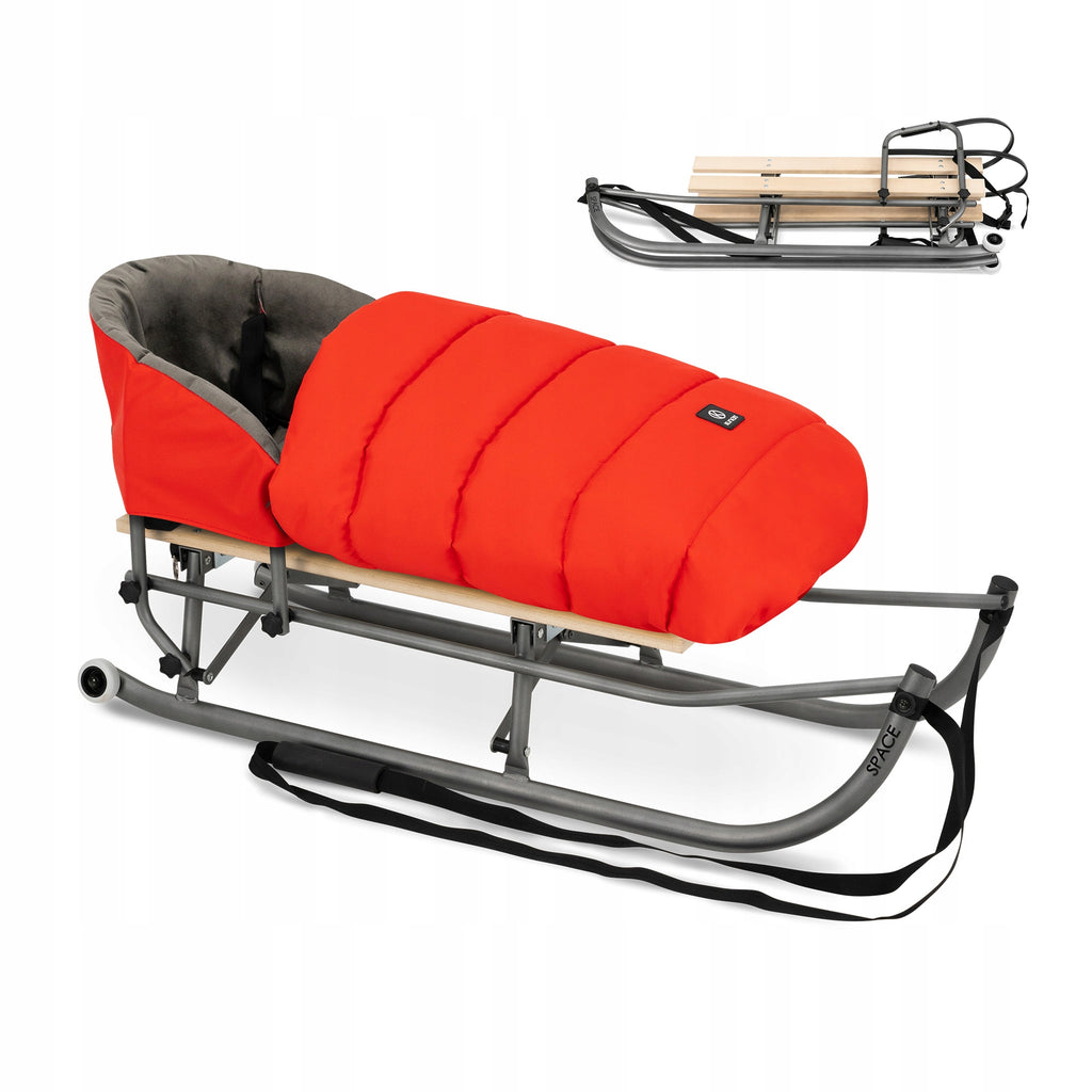 Kunert Space Folding Sled – Red – image 1