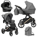 Kunert Lazzio Premium 3-in-1 Stroller – Grey – image 1
