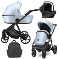 Kunert Arizo 3-in-1 Stroller – Baby Blue Eco – image 1
