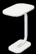 Kunert C-shaped side table Vero for sofa and laptop – white