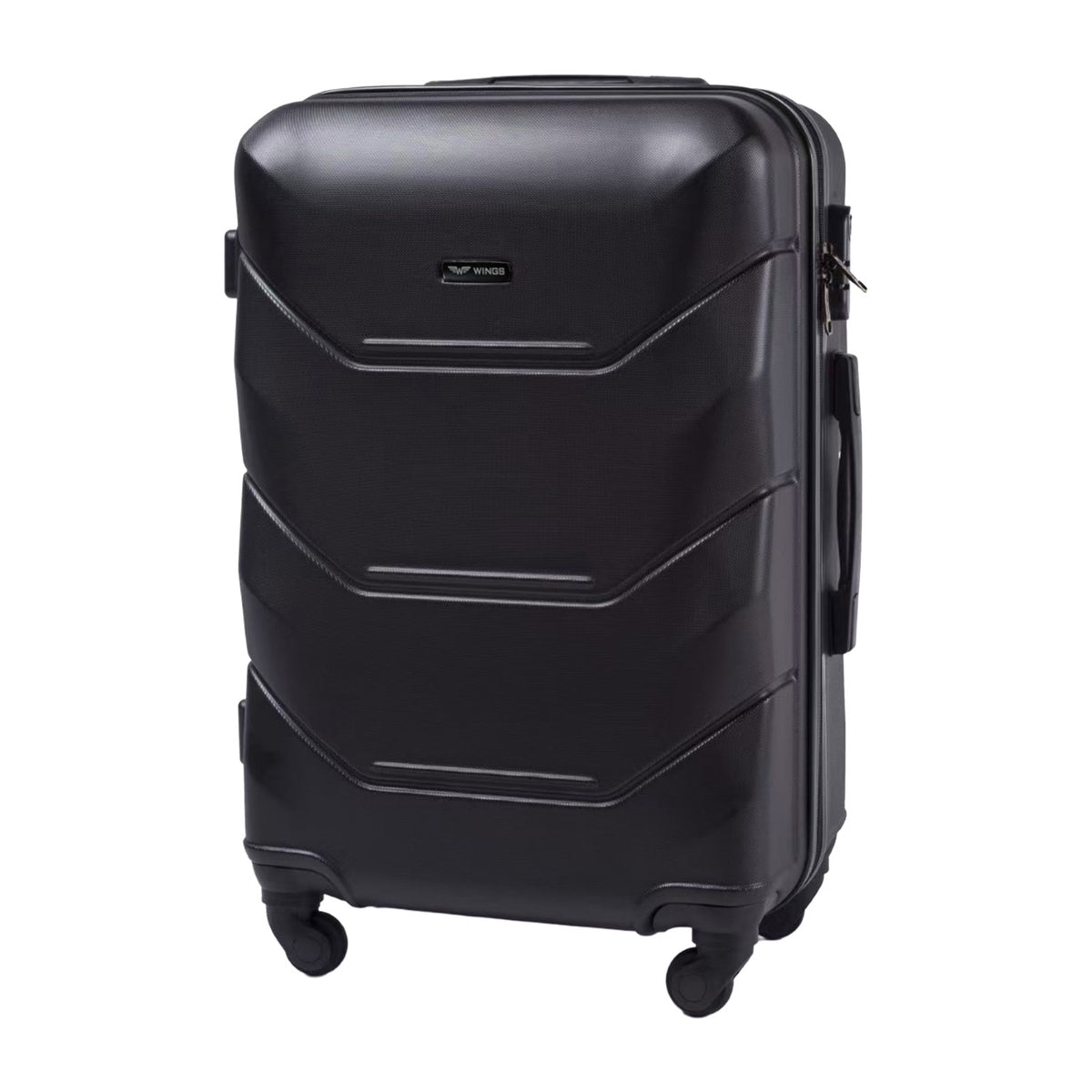 Wings Peacock 3-Piece Hard Shell Suitcase Set – Black - photo 2
