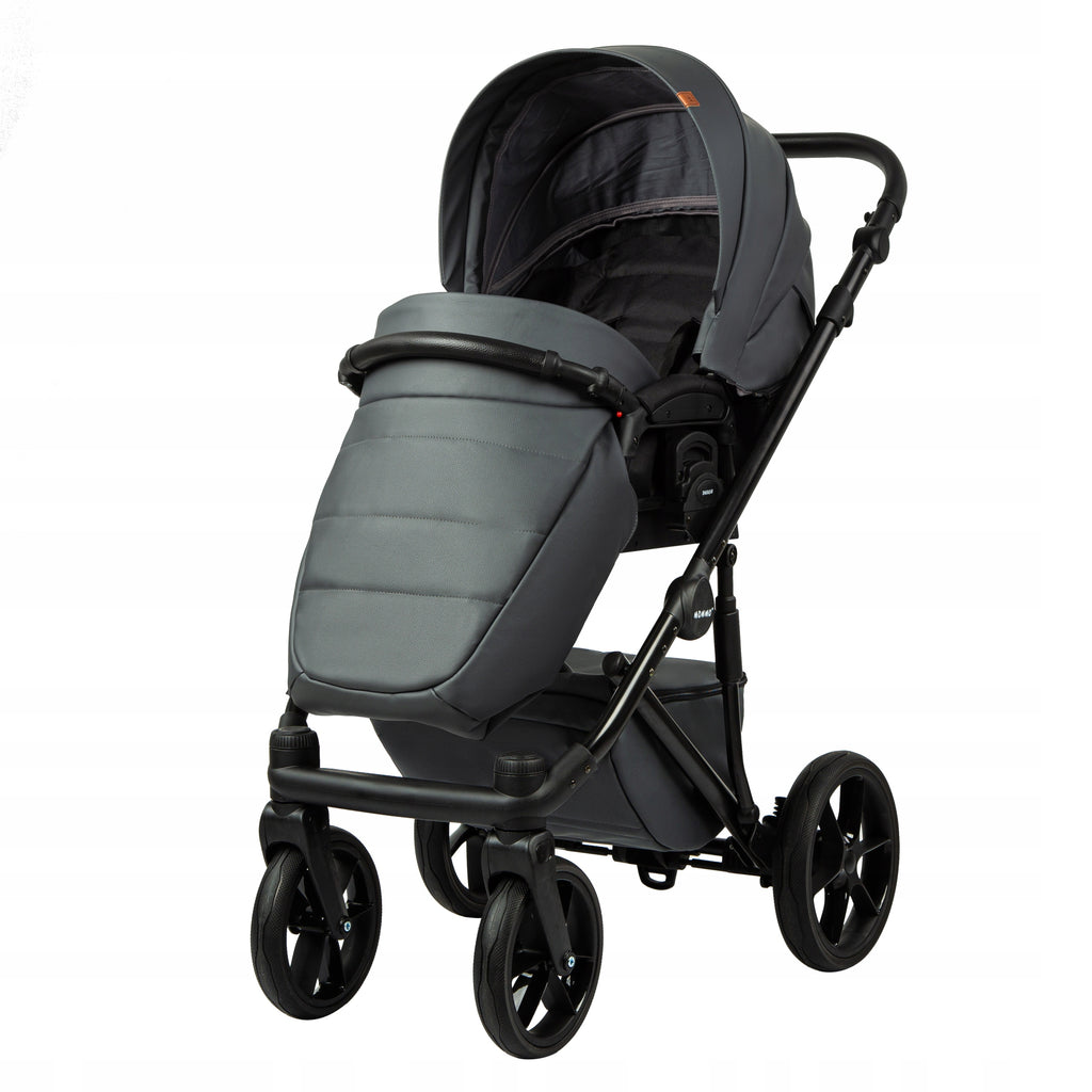 MOMMO Deluxe 3-in-1 Stroller – Grey – image 5