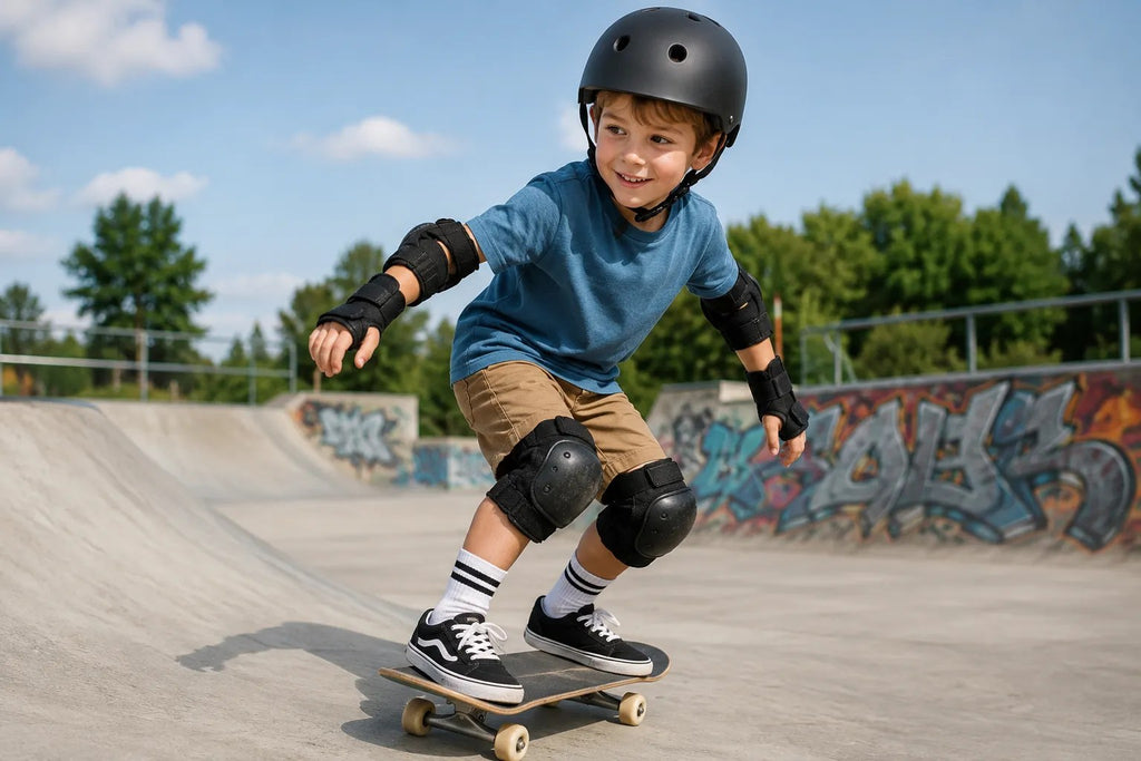 Kunert Kids protective gear set Kely 1, 6-piece: knee, elbow and wrist guards – black - photo 6
