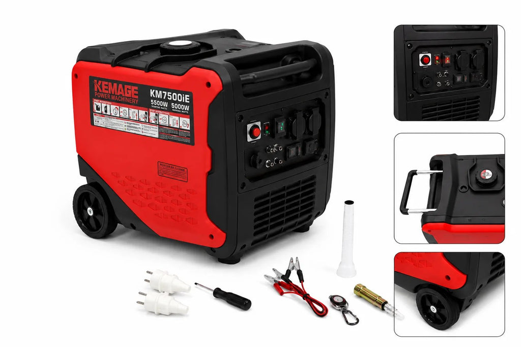 Kunert Inverter generator 5.5 kW petrol, electric start