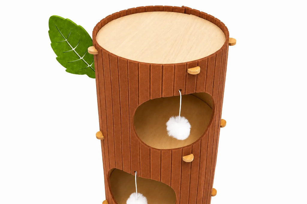 Kunert Cat scratching post Rocky tree trunk with 3 caves - photo 6