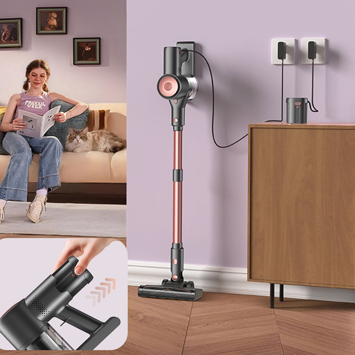 Vactidy V10 Pro Cordless Vacuum 6-in-1 – 45 kPa, 2.2 kg - photo 11