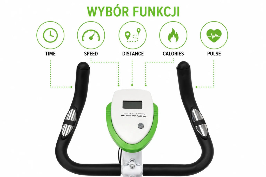 Kunert Foldable magnetic exercise bike AXON – white - photo 6