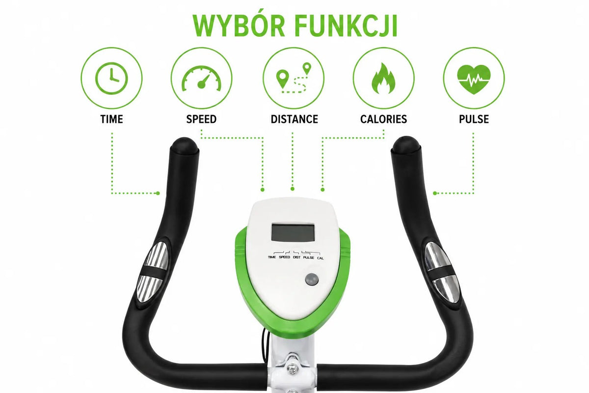 Kunert Foldable magnetic exercise bike AXON – white - photo 6