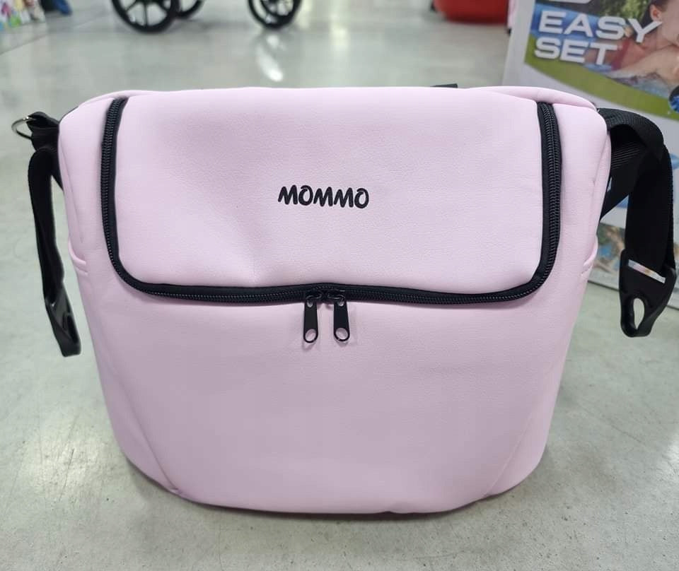 Wózek dziecięcy 3w1 MOMMO Harmony - Różowy Eko Skóra Cosmo Fotelik I-size