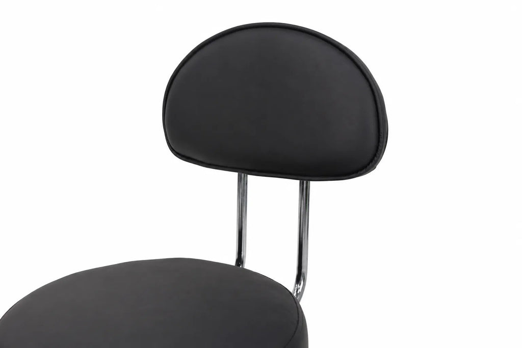 Kunert Beauty stool Bella with backrest, swivel – black - photo 4