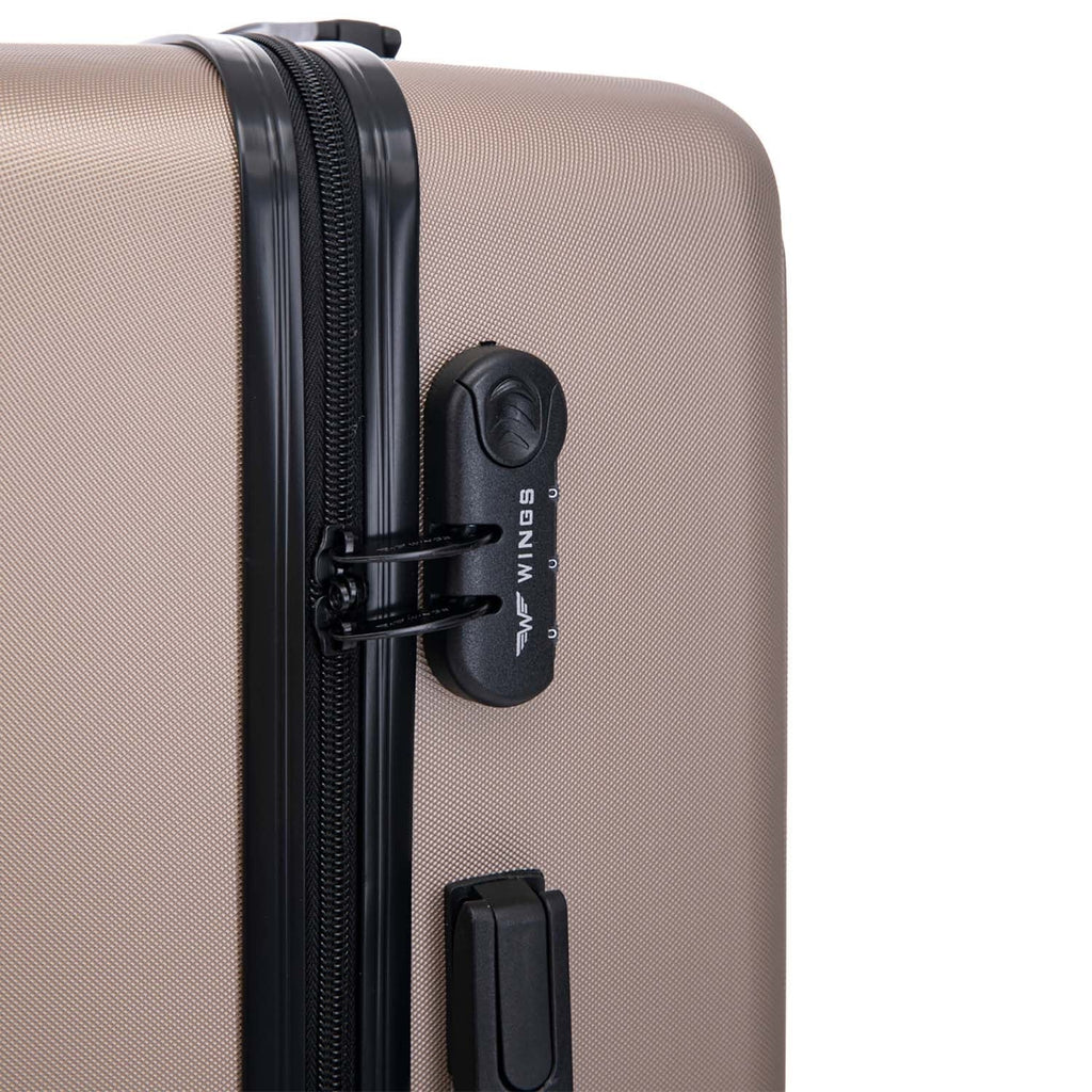 Wings Coot 3-Piece Hard Shell Suitcase Set – Champagne - photo 8