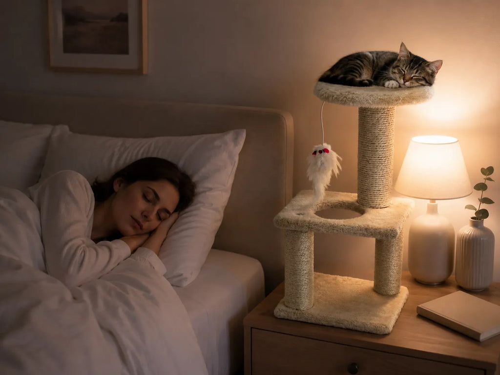 Kunert Compact cat scratcher Velvet with bed - photo 2