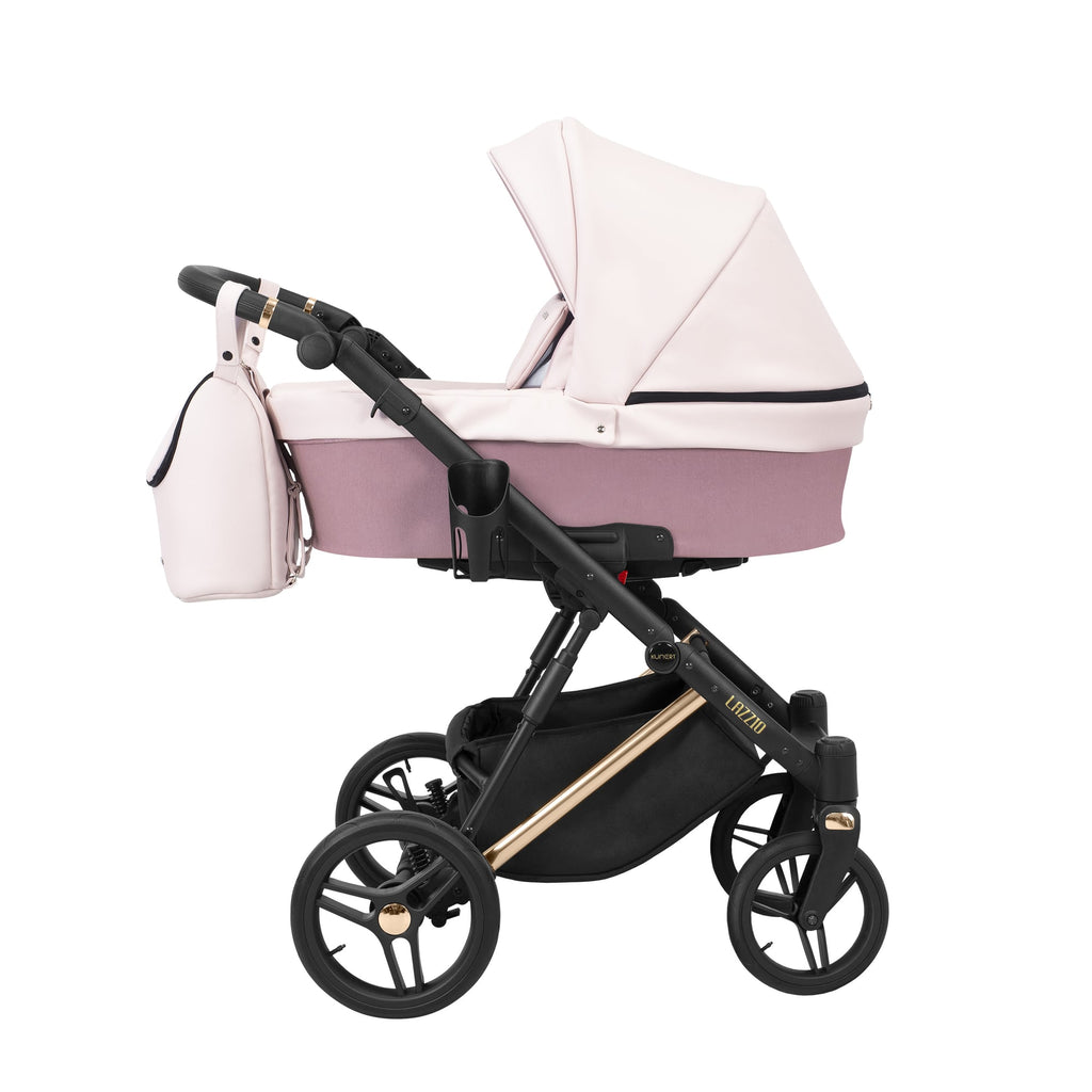 Wózek dziecięcy Kunert Lazzio Premium 2w1 - Miedziana rama - kolor: Róż Eco