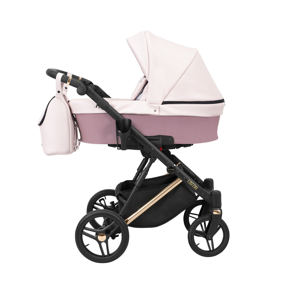 Wózek dziecięcy Kunert Lazzio Premium 2w1 - Miedziana rama - kolor: Róż Eco