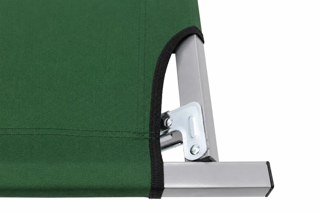 Kunert Folding camp bed Iron with carry bag, up to 120 kg – green - photo 9