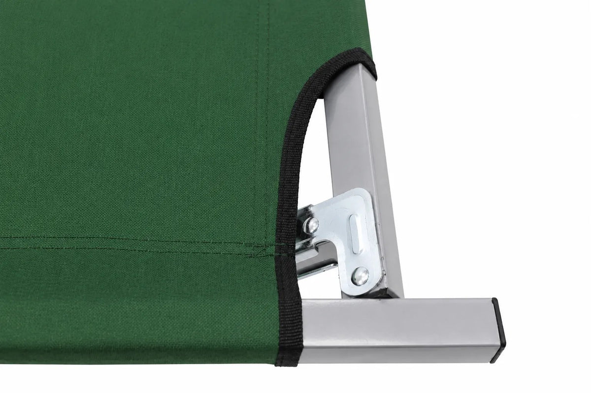Kunert Folding camp bed Iron with carry bag, up to 120 kg – green - photo 9