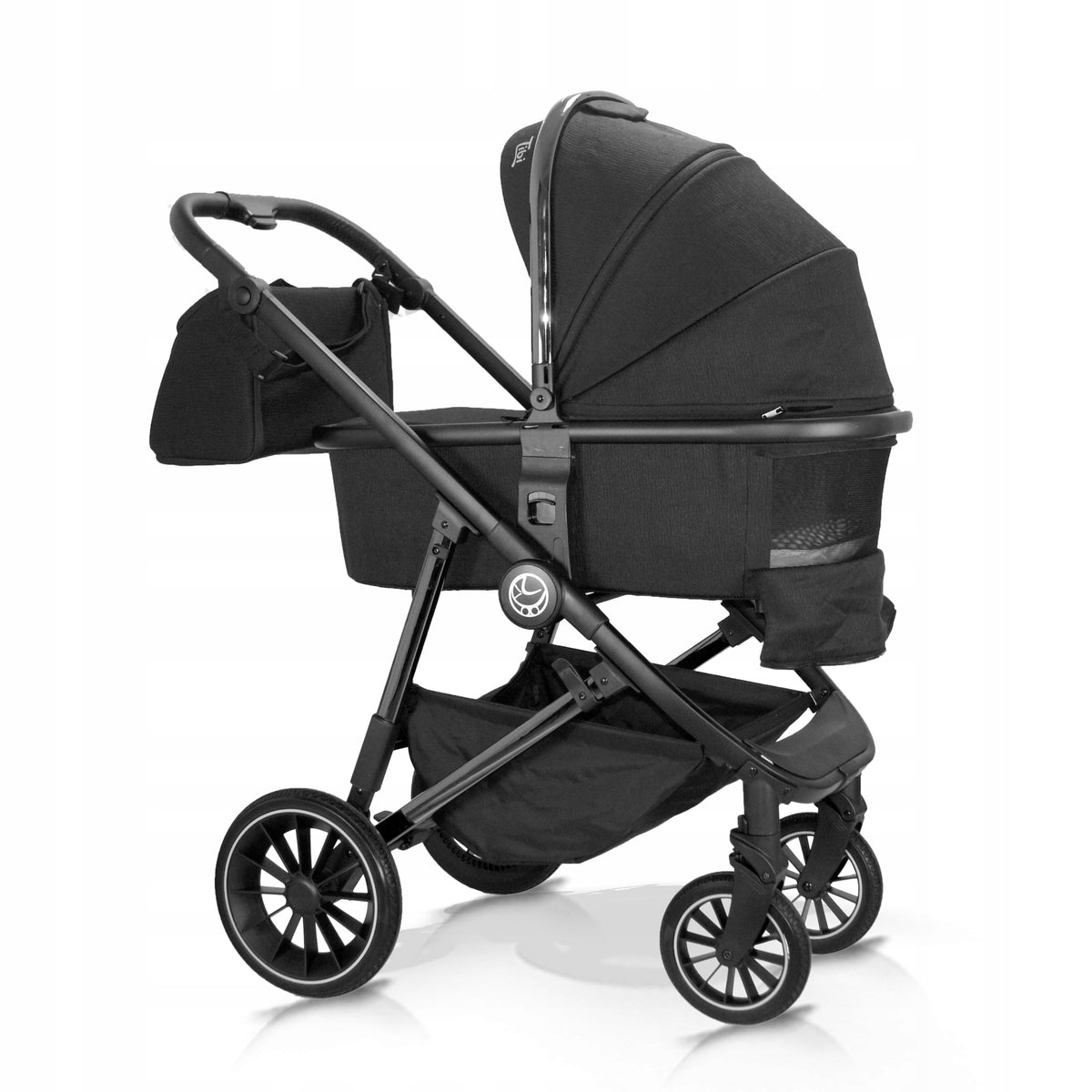 Milukids Tibi 3-in-1 Stroller – Black Electropolished – image 13