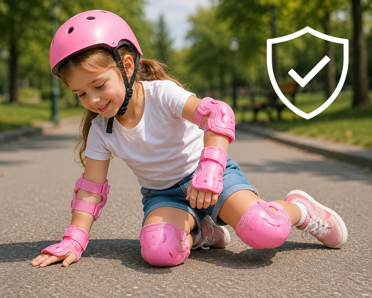 Kunert Kids protective gear set Megi 1, 6-piece: knee, elbow and wrist guards – pink - photo 4