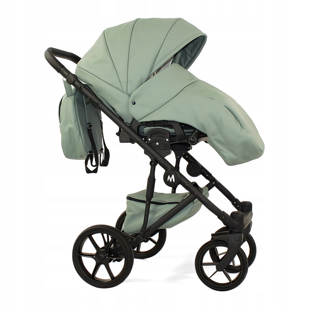MOMMO Deluxe 3-in-1 Stroller – Mint – image 7