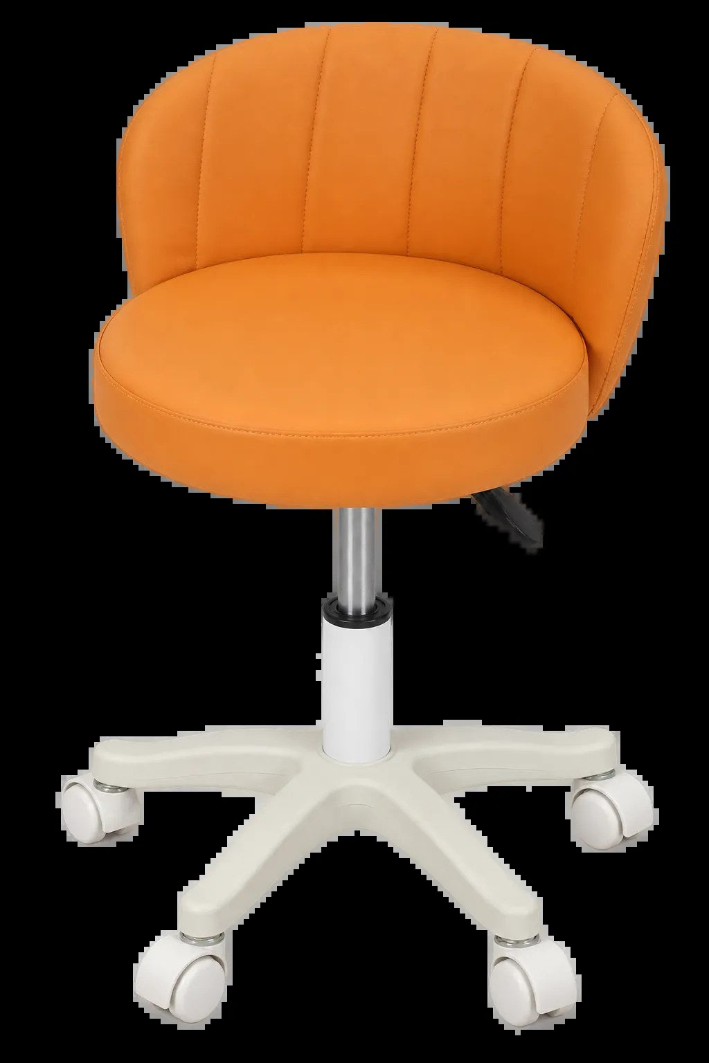 Kunert Beauty stool Aurea with backrest, height-adjustable – orange - photo 5